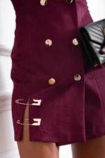 Sukienka Marynarkowa Leya - Bordo