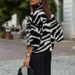 Sweterek Solene Zebra