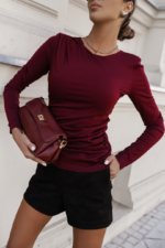 Bluzka Monna - Bordo
