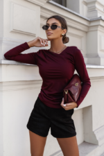 Bluzka Monna - Bordo