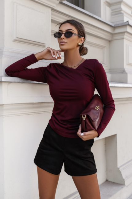 Bluzka Monna - Bordo