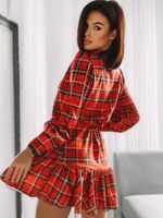 Sukienka Anna - Czerwona Krata
