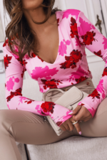 Bluzka Essie - Red On Pink