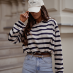Bluza Erith Pasy - Beż I Granat