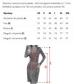 Koronkowa dopasowana sukienka mini z długim rękawem — Czerń