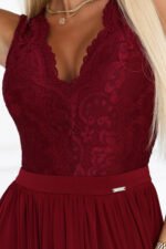 Sukienka Lea maxi — Bordo