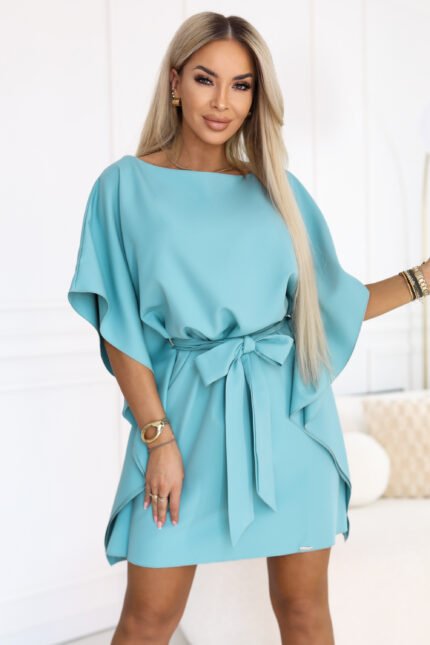 Sukienka Sofia — Pastelowy turkus