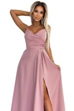 Sukienka Chiara maxi — Przygaszony róż