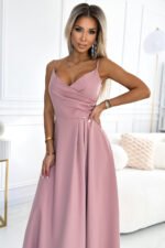 Sukienka Chiara maxi — Przygaszony róż