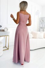 Sukienka Chiara maxi — Przygaszony róż