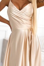 Sukienka Chiara maxi — Złota