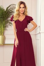 Sukienka Lidia maxi — Bordo