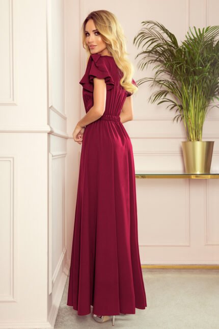 Sukienka Lidia maxi — Bordo