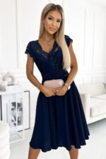 Sukienka Linda — Granat
