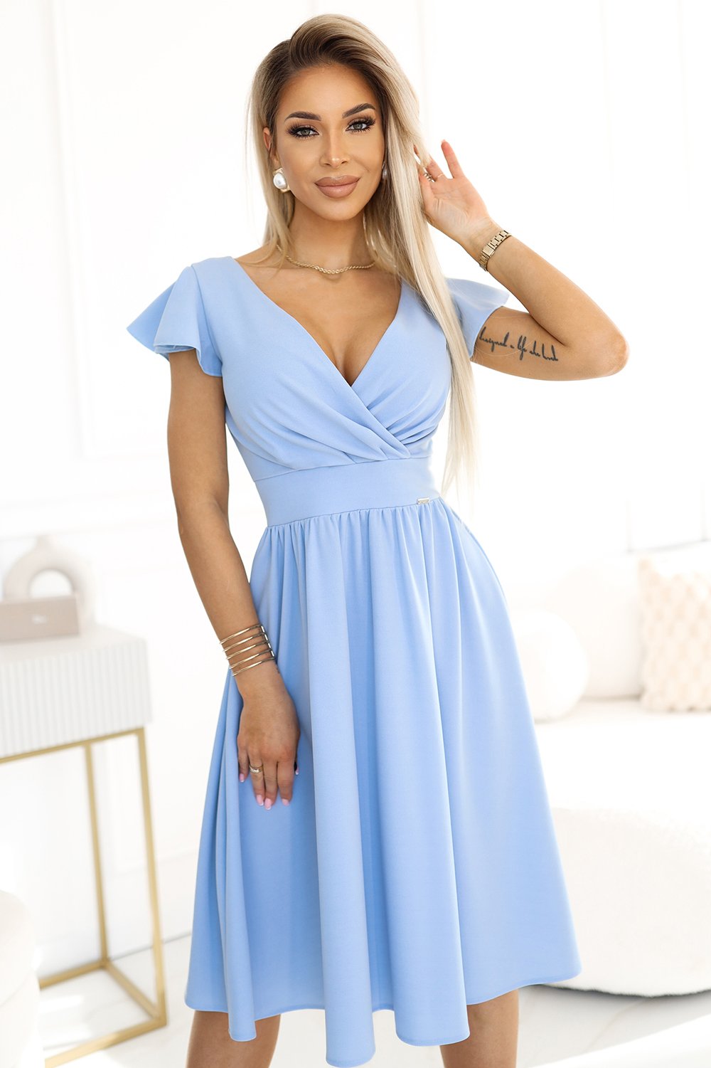 Sukienka Matilde — Błękitna Sukienka Matilde — Błękitna