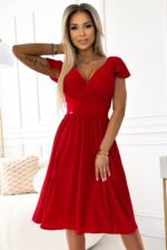 Sukienka Matilde — Czerwona z brokatem