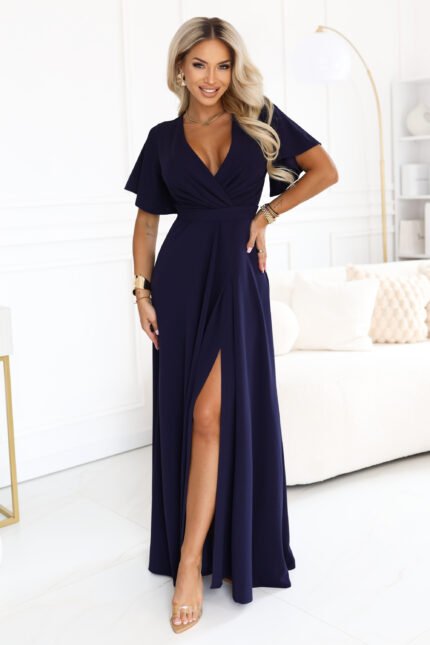 Sukienka Jennifer maxi — Granatowa