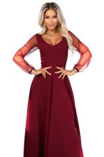 Sukienka Loretta maxi — Bordo