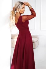 Sukienka Loretta maxi — Bordo