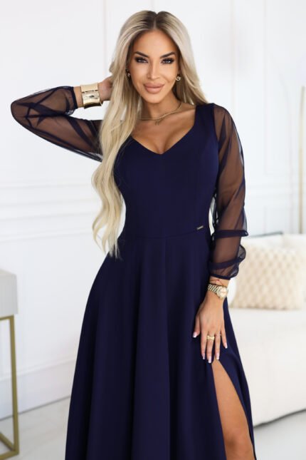 Sukienka Loretta maxi — Granat