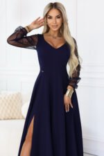 Sukienka Loretta maxi — Granat