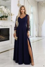 Sukienka Loretta maxi — Granat