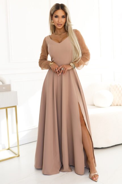Sukienka Loretta maxi — Beż