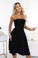 Sukienka Vivienne midi — Czerń