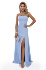 Sukienka Elara maxi — Błękitna