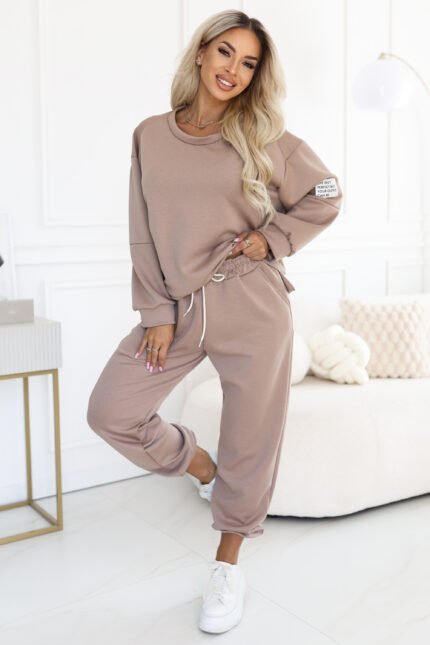Komplet dresowy oversize — Cappuccino