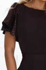 Sukienka Mirella maxi — Czekoladowy brąz