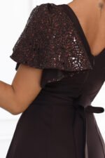Sukienka Mirella maxi — Czekoladowy brąz