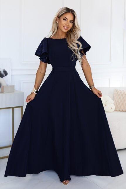 Sukienka Mirella maxi — Granat