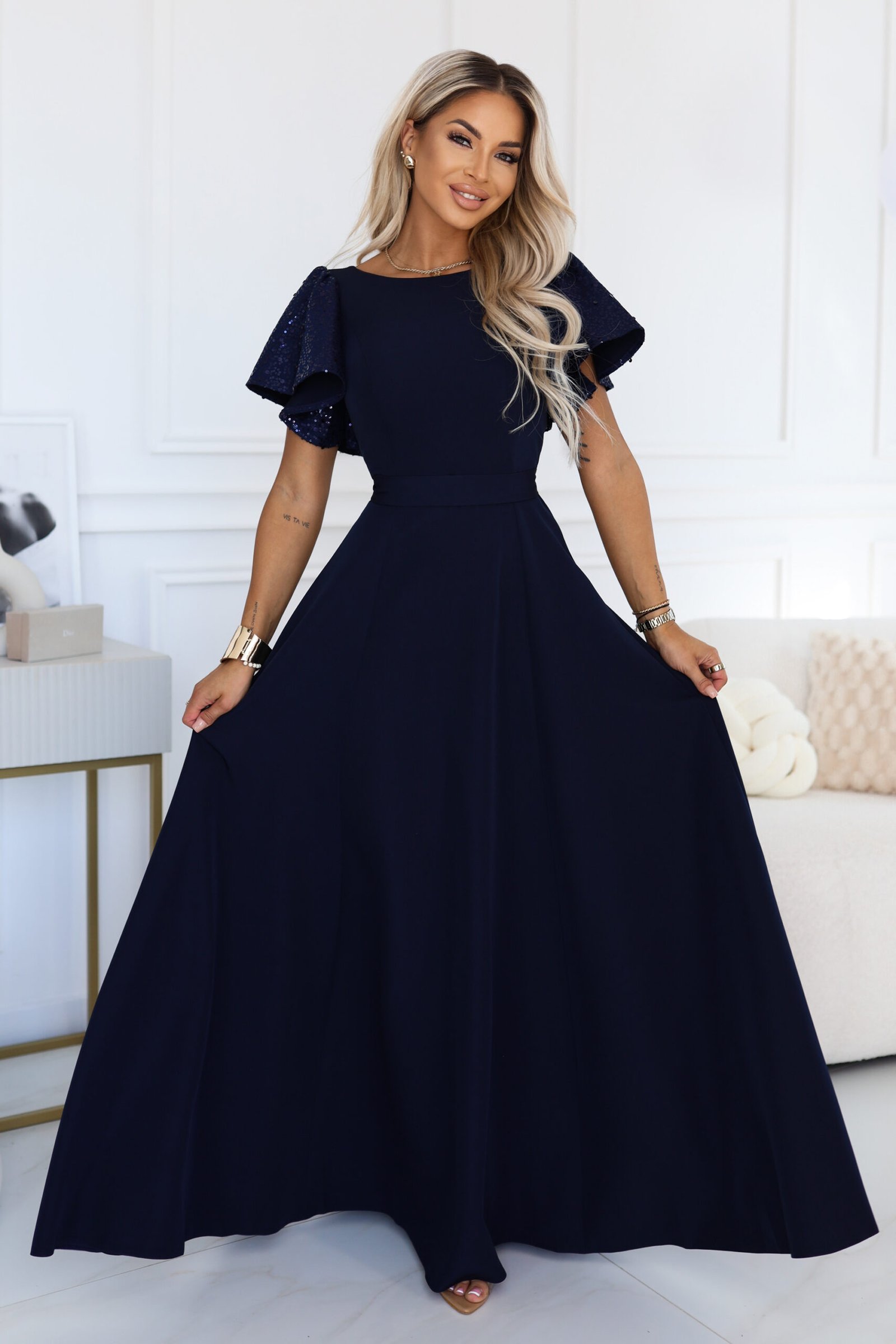 Sukienka Mirella maxi — Granat Sukienka Mirella maxi — Granat