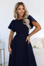 Sukienka Mirella maxi — Granat