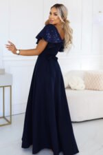 Sukienka Mirella maxi — Granat