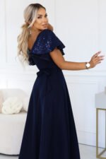 Sukienka Mirella maxi — Granat