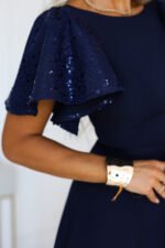 Sukienka Mirella maxi — Granat