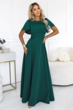 Sukienka Mirella maxi — Butelkowa zieleń