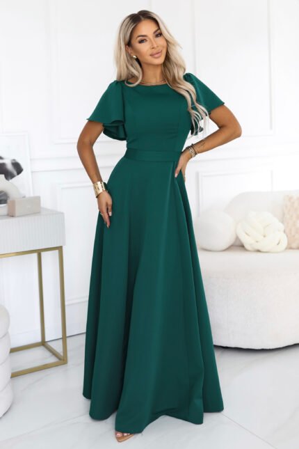 Sukienka Mirella maxi — Butelkowa zieleń