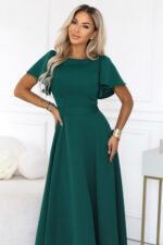 Sukienka Mirella maxi — Butelkowa zieleń