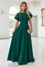 Sukienka Mirella maxi — Butelkowa zieleń
