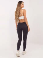 Legginsy Rissa z lampasami — Ciemny szary