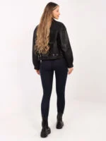 Legginsy Rissa z lampasami — Granat