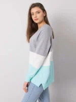 Bluza Lotta z dekoltem V — Mięta