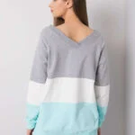 Bluza Lotta z dekoltem V — Mięta